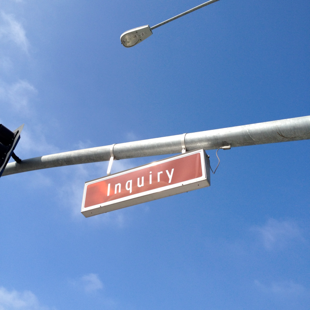 “Inquiry,” Naotake Murayama, licensed under CC-SA-2.0
